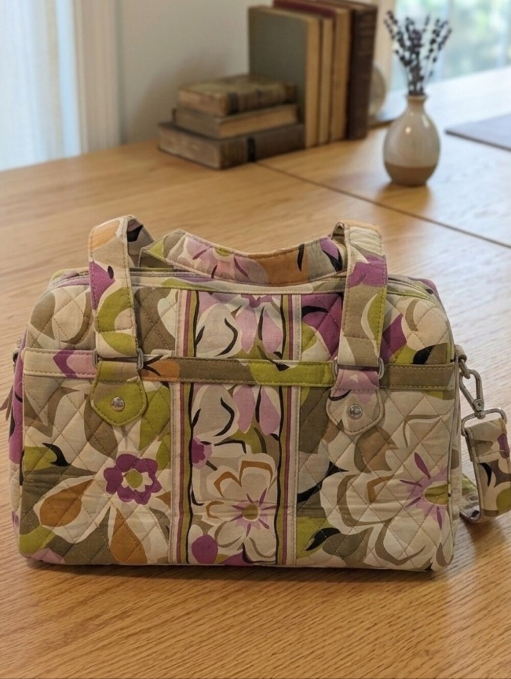 Vera Bradley Portobello Road Quilted Floral Shoulder Bag (Retired Pattern)